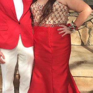 Rachel Allan Curves Plus Size Prom Dress